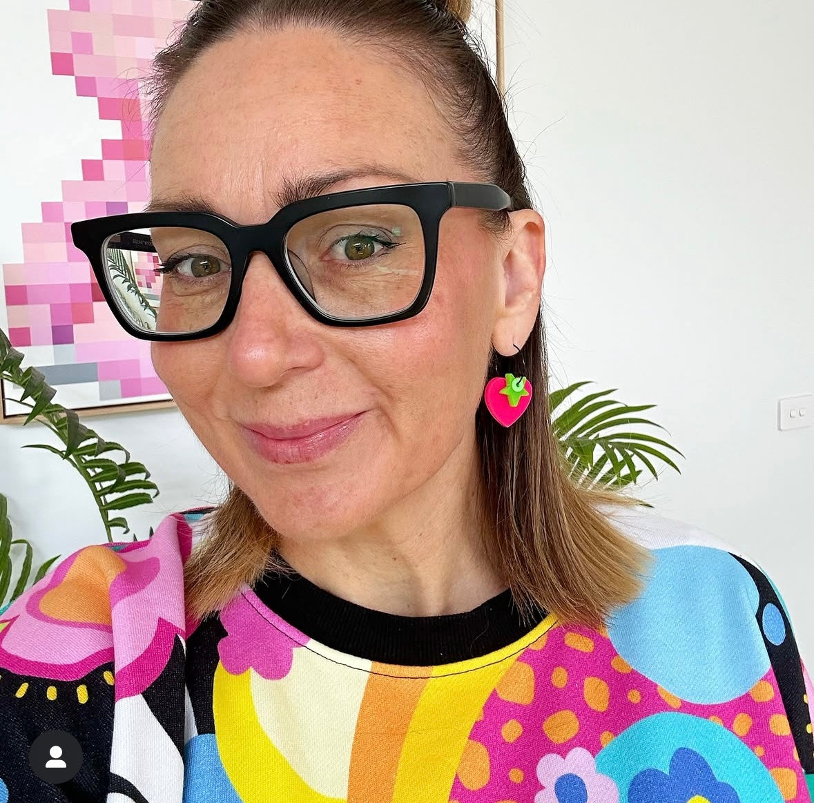 Heart You Earrings • Pink / Green