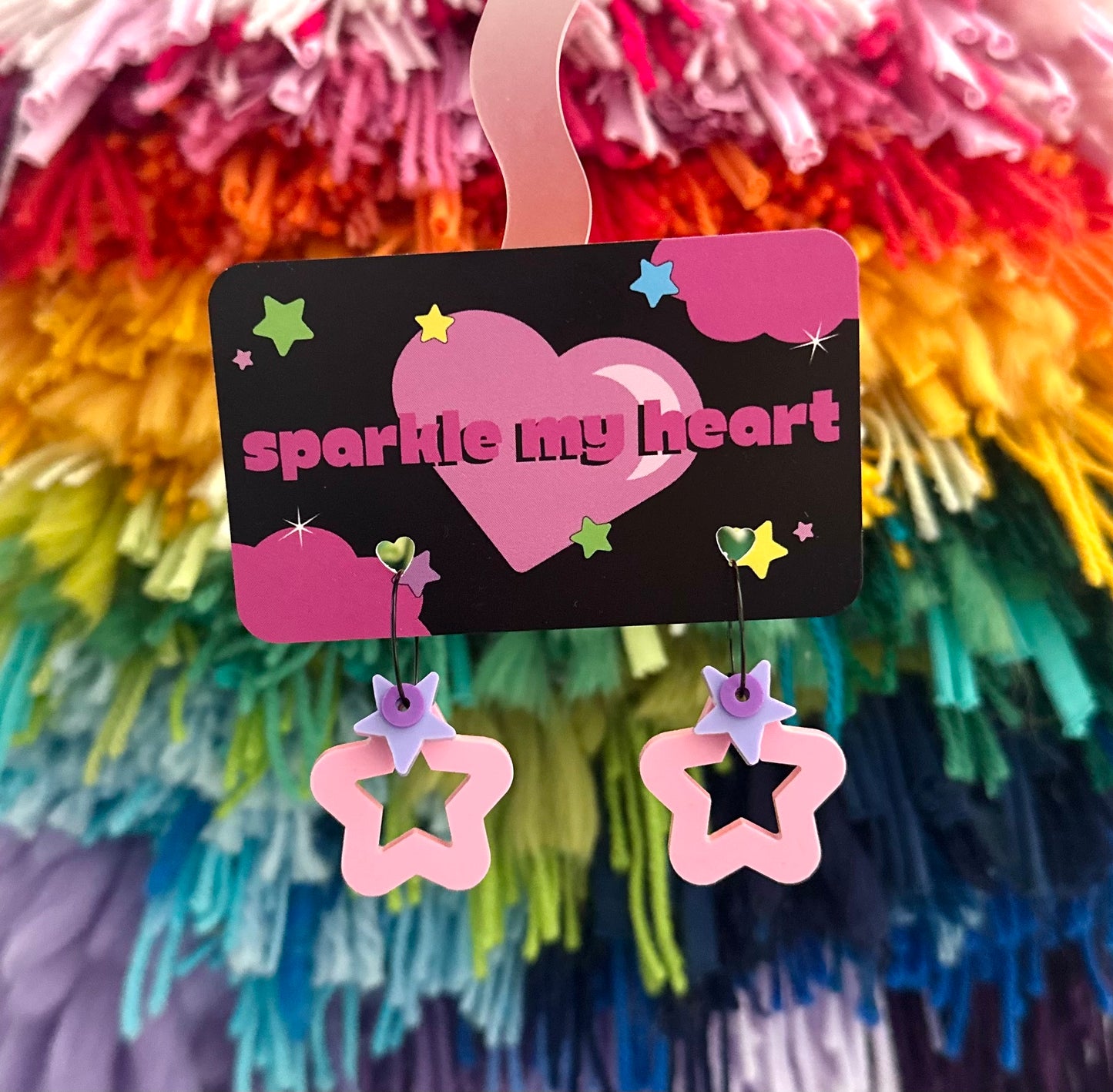 Starlight Earrings • Pink / Purple