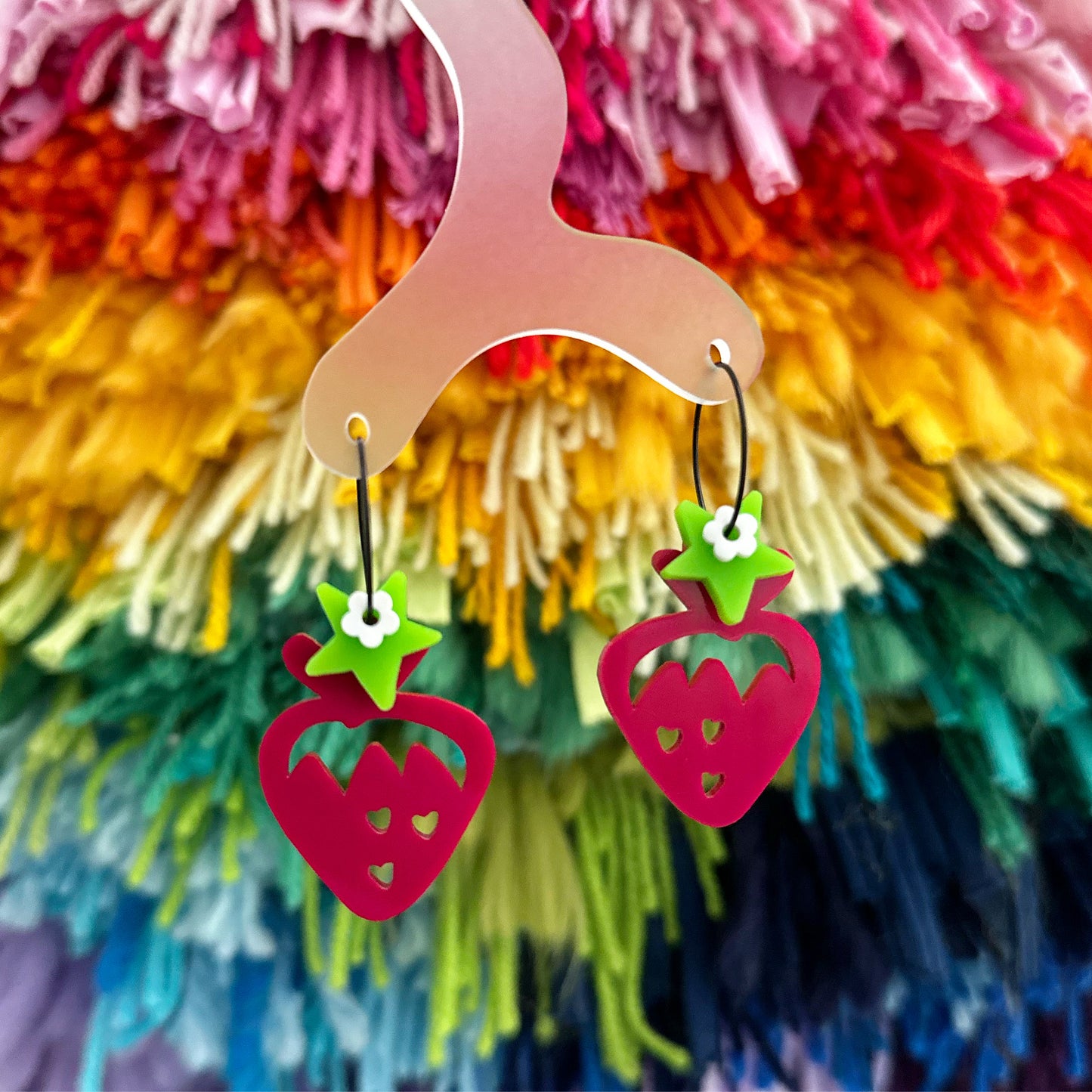 Strawberry Earrings • Shortcake