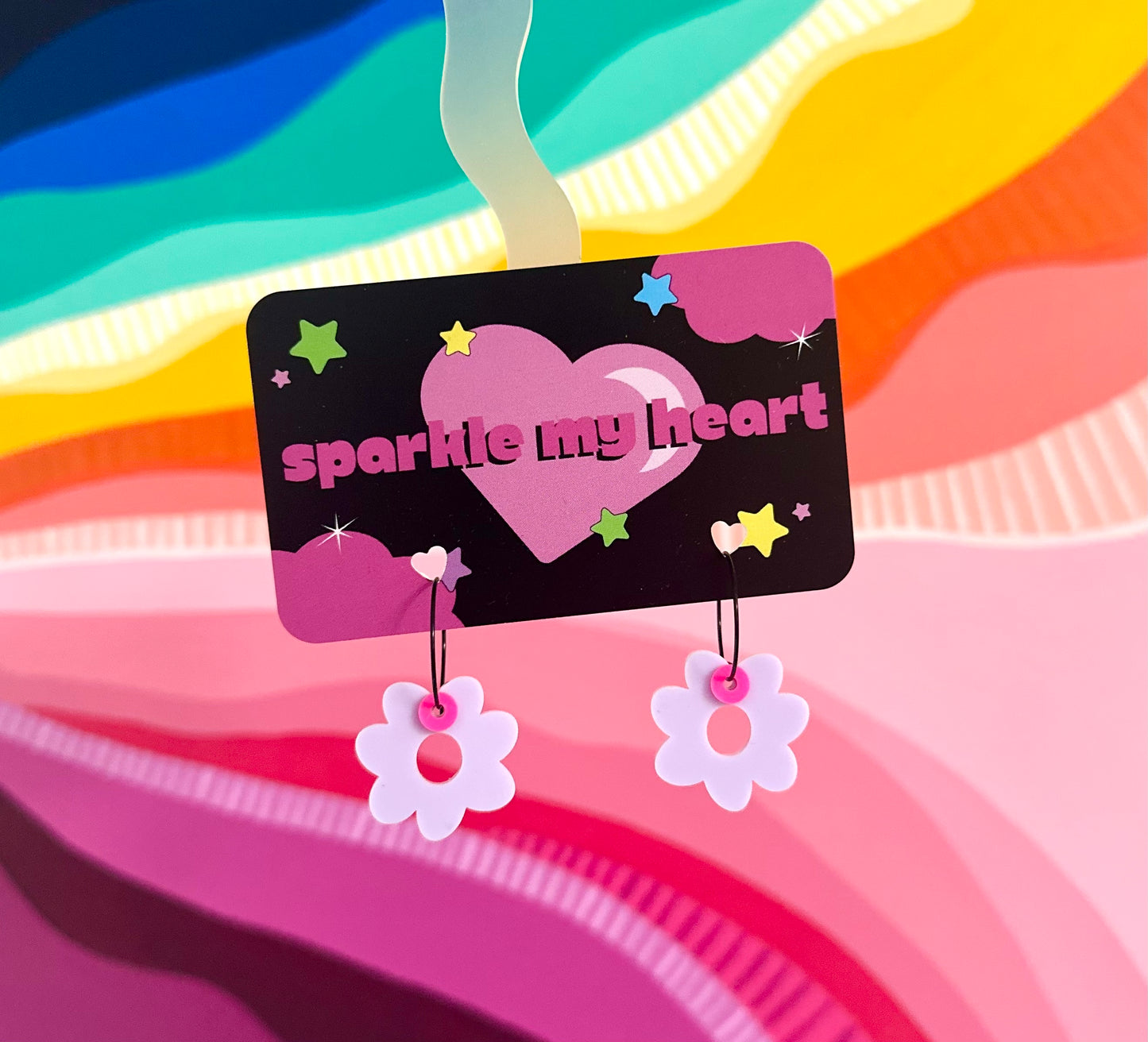 Blossom Earrings • Purple